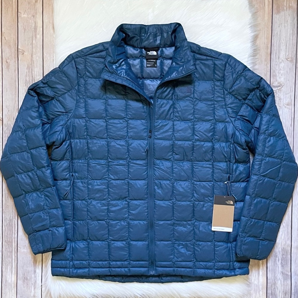 The North Face Men's Blue Quilted Jacket
